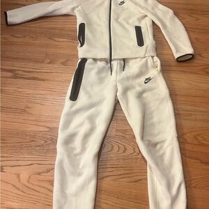 Nike White Tracksuit